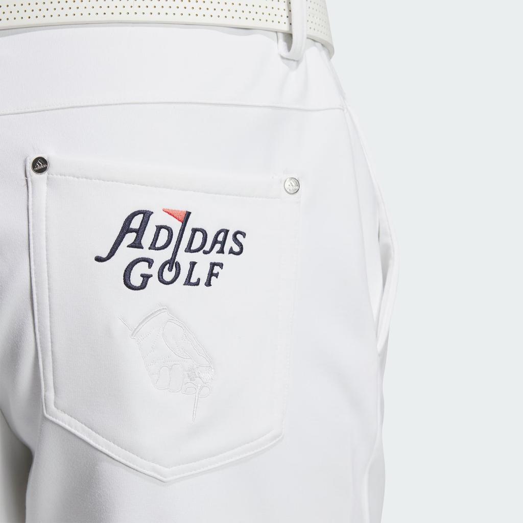 adidas Aeroready Playgreen 9/10 Pants Solid Color Letter Embroidery Golf Cropped Knit Sports Pants Men Pants White IN9029