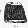 Sac de rangement en maille flexible pour valise de voiture, sac de rangement pour dossier de siège, sac de rangement multifonctionnel pour voiture
