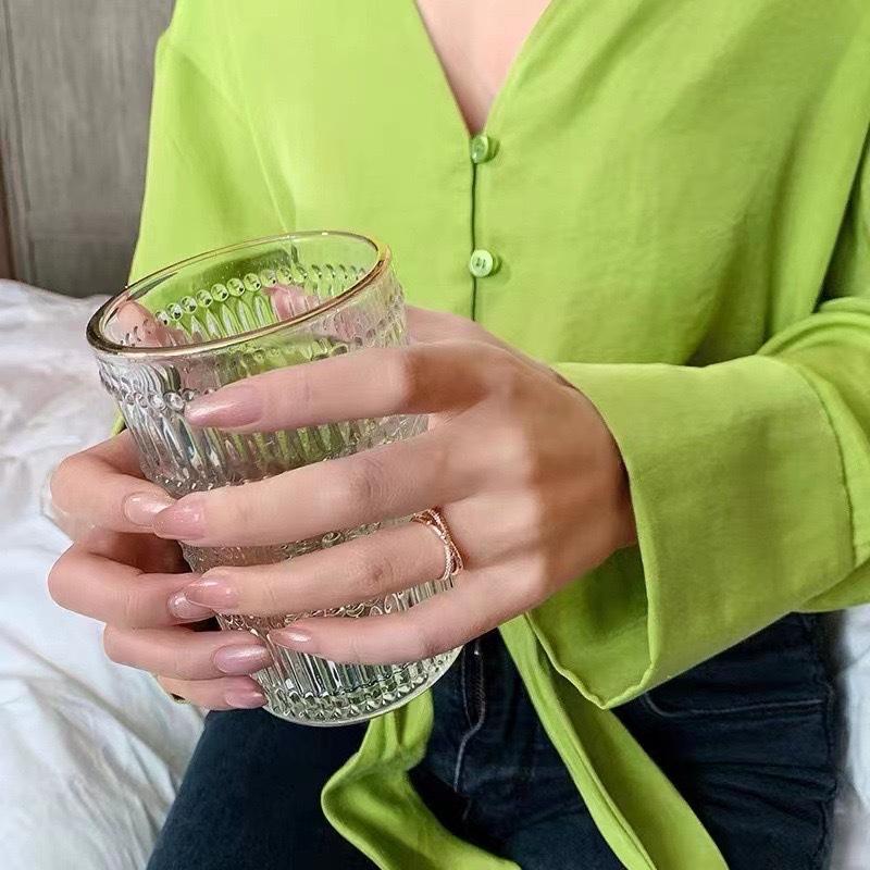 New Cross Ring Women's Fashion Trend Personality Light Luxury Electroplating Rose Gold Opening Adjustable Ring