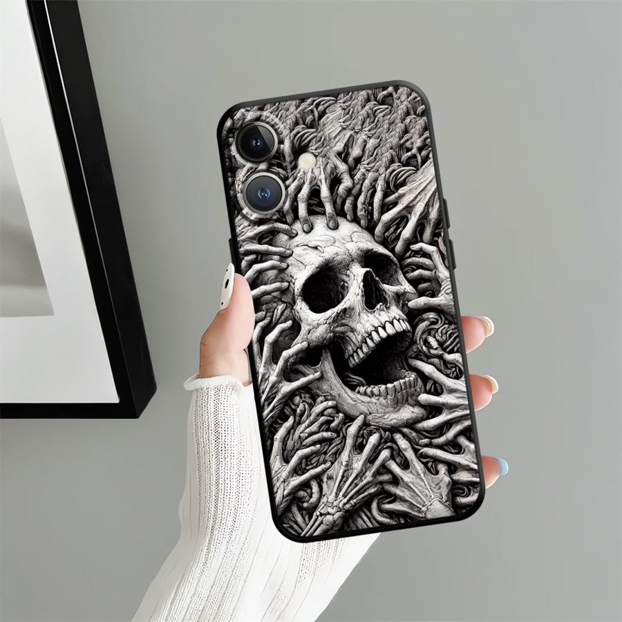 Case for Apple iPhone 17 Pro Max 11 XR XS MAX 14 12 15 Pro 7 8 13 Air 16 Funda Phone Cover Skeleton