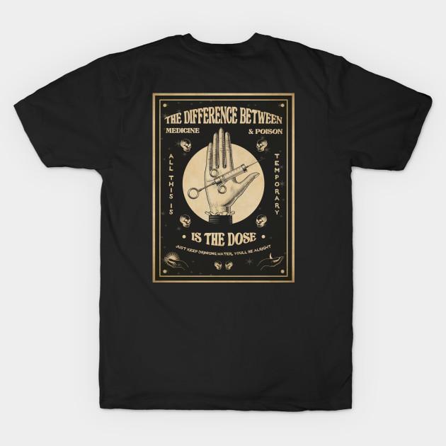 

Men Black Print T-shirt Circa Survive Print No-Cut Transfer Paper Print Cotton Tshirt M чорний