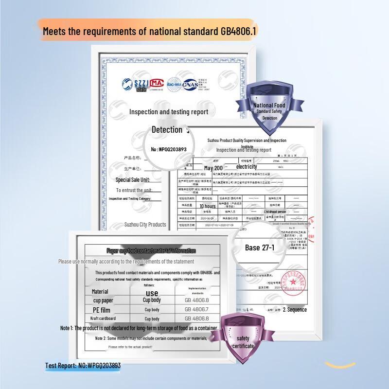 Deli 9oz Blue Disposable Paper Cups