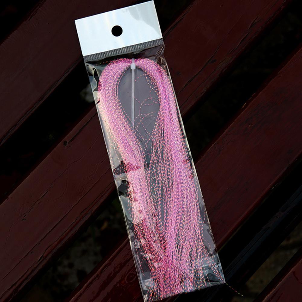 Artificial Bait Twisted Flashabou Tinsel Fly Fishing Tying Crystal Flash For Jig Hook Shinning Fishing Lure Making