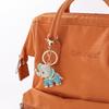 Cartoon diamond studded elephant keychain, Korean version, creative women's handbag keychain, elephant pendant