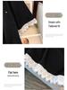 Plus Size Slimming Loose Round Neck Mid-Length Short-Sleeve Women's T-Shirt 7010 (200-350 Jin)
