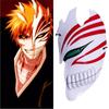 Halloween Anime Bleach Kurosaki Ichigo Cosplay Masker Wit Ichigo Hollow Half Face Maskers Halloween Party Kostuum PVC