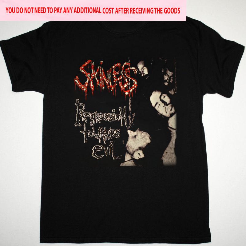 Seltenes Progression Towards Evil Skinless Band Schwarz S-5XL Shirt SN250 Unisex T-Shirt