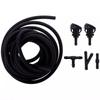 2M Fluid Hose Tube Pipe with 3Pcs Connector Washer Jet 2 Meter Fluid Hose with Connector for Dodge Durango Caliber Jeep Ram