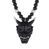 1Pc Hannya Helmet Car Accessories Charm Rear View Mirror Samurai Auto Ornament Japanese Oni Hanging Pendant