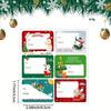 Jolly Christmas Labels: 120 Festive Stickers for Gift Wrapping - Self-Adhesive, Paper Material