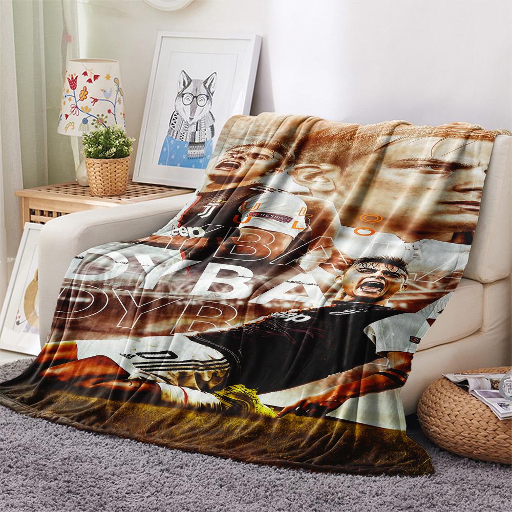 Juventus Team Print FlAannel Blanket, High Quality Comfortable for All Seasons, Home Decor, Warmth and Comfort