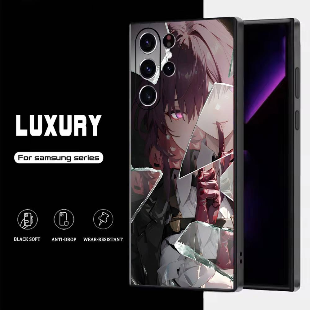 

Чехол для телефона Honkai Star Rail Игра Кафка Для Samsung S25,S24,S23,S22,S21,S20,S10,Ultra,Plus,Lite,FE,Мягкий Силиконовый Черный Чехол Samsung S225G