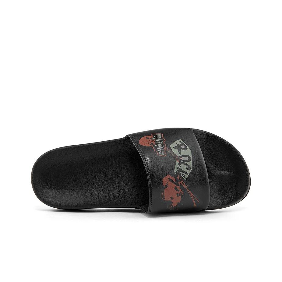 Kappa Back To Back Artist Collaboration Color Block Slide Sandals Unisex Footwear Black K0BX5LT05D-990