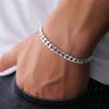 Men' Silver Bracelet THICK 6mm Silver 925 FULL ARMOR