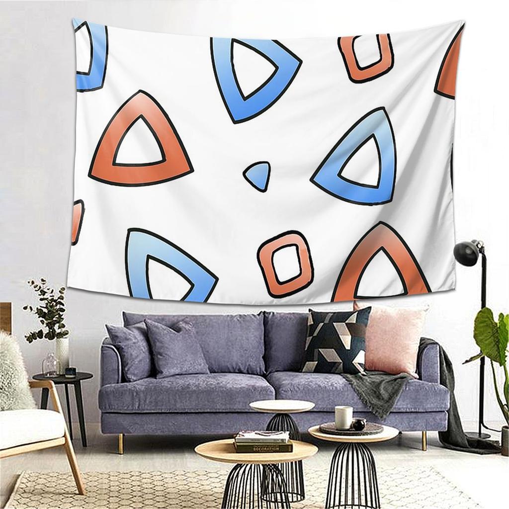 Togepi Stains Tapestry Decoration Art Aesthetic Tapestries for Living Room Bedroom Home Wall Cloth Wall Hanging