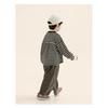 Boys Kids Crew Neck Long Sleeve Striped Casual T Shirt Spring Autumn Top
