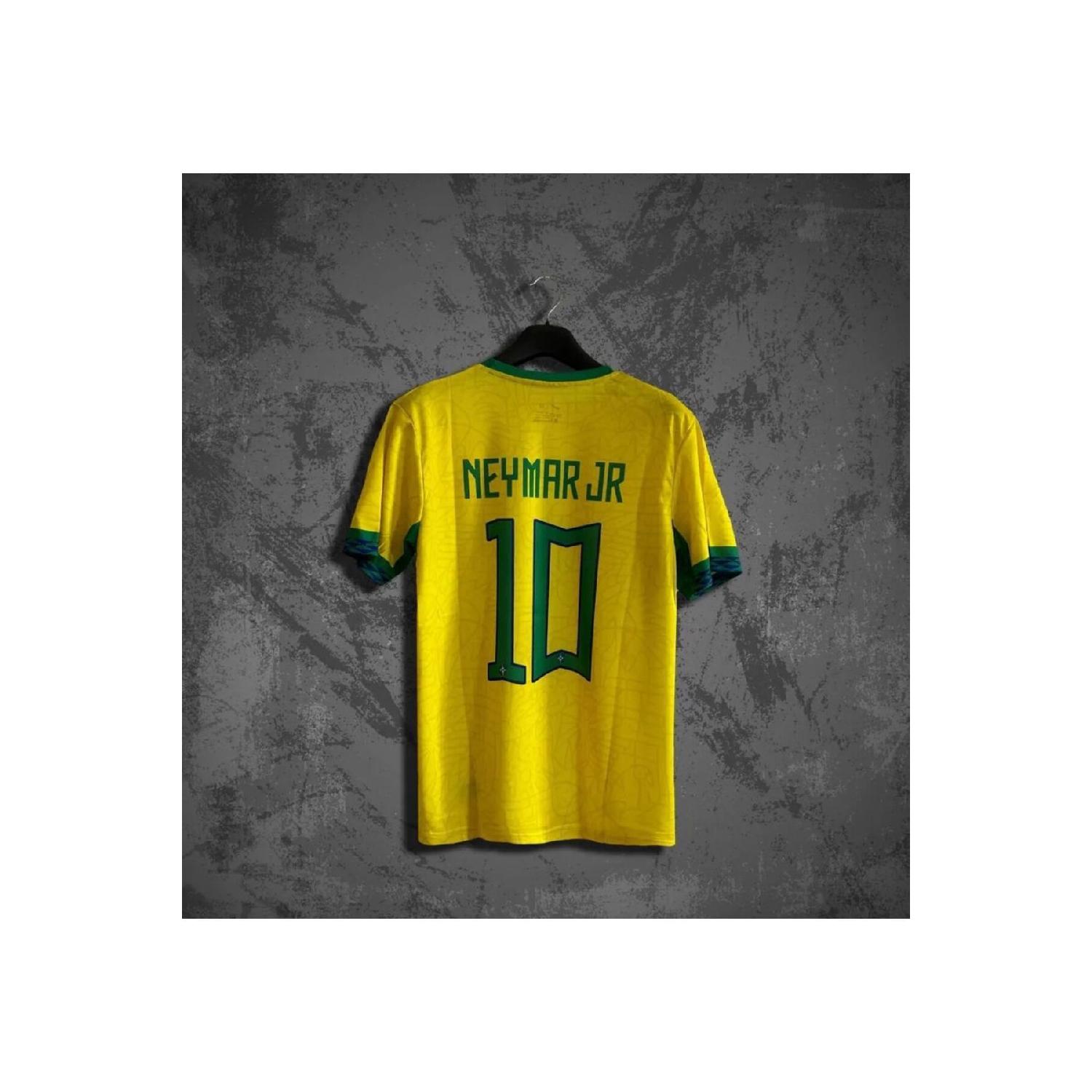 

Brazil 2023/24 New Season Neymar Jr Adult Jersey S жёлтый