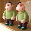 Takeshi Gouta Doraemon Toy Model Doll Pvc Material Decoration Durable Design