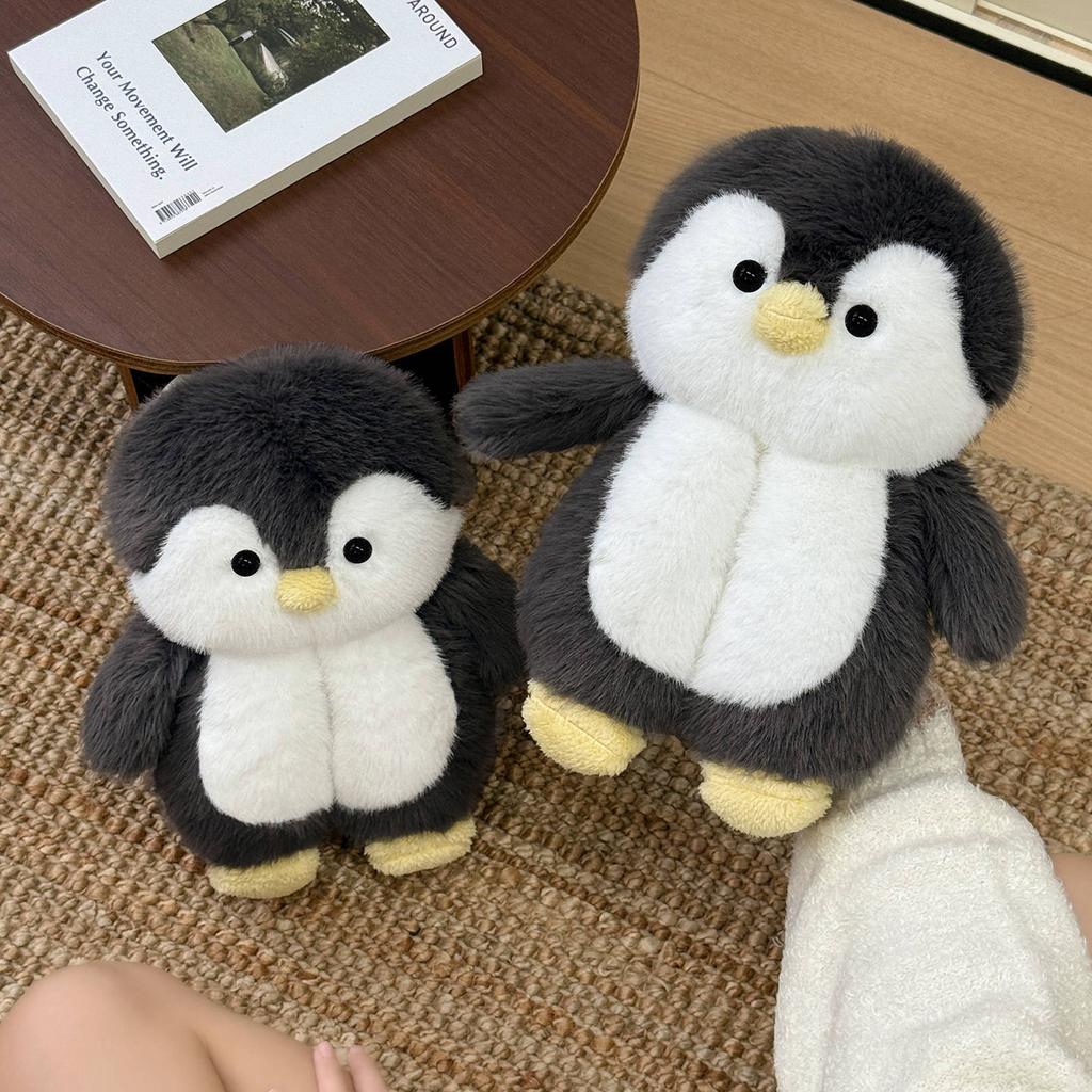 Süße Pinguin-Baumwollpantoffeln Wintertasche und neue rutschfeste warme Plüsch-Baumwollschuhe für den Innenbereich Winter