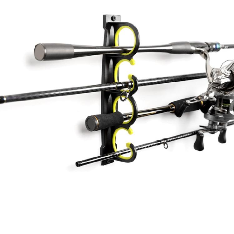 Fishing Rod Hanger Storage Organizers Display Stand Fishing Rod Rack Holder Holds To 8 Fishing Rod for Garage Basement