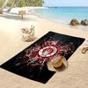 FC St. Asciugamano da Spiaggia con Stampa Calcio Pauli, Asciugamano Grande Morbido Asciugatura Rapida per Spiaggia Campeggio Nuoto
