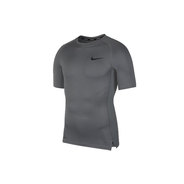 Nike Pro Quick-Dry Training Compression Short Sleeve T-Shirt Men Tops Smoke-Grey BV5632-084 XL