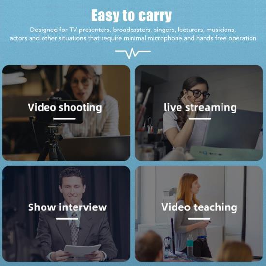 Microfon cu cârlig de ureche de 6,35 mm, ergonomic dinamic, microfon cu căști cu fir de 16,4 ft pentru difuzoare de karaoke, amplificatoare, predare 