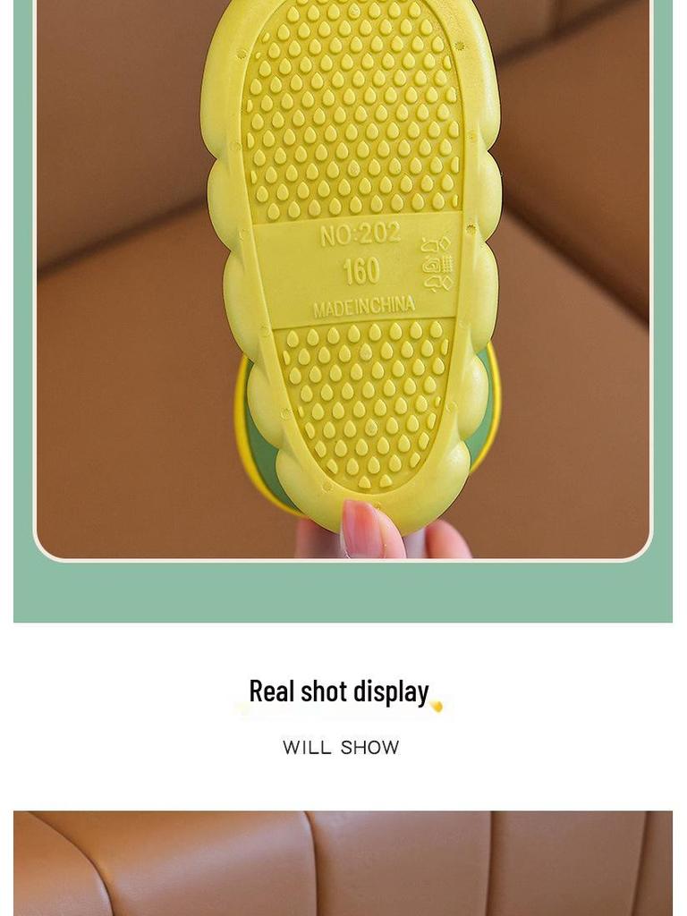 Dziecięce Kalosze Wodoodporne z Kreskówkowym Dinozaurem - Antypoślizgowe Gumowe Buty z Miękką Podeszwą dla Maluchów, Chłopców i Dziewczynek