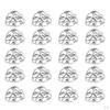 20 Pcs Large Filigree Hollow Out Heart Pendants DIY Craft