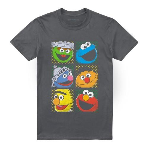 Sesame Street Unisex Adult Group T-Shirt
