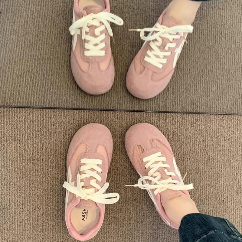 Summer breathable mesh yellow shoes thin casual retro small single shoes women's mesh cloth shoes