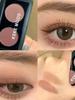 Gray Pink Rose Tea Brown! Low Saturation Olive Skin Pink Brown Two-Tone Eyeshadow Single Color Matte Pure Desire Style Earth Tones