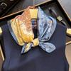 100% Natural Silk Scarf Women Shawls Wraps For Ladies Foulard Scarves Pashmina Neckerchief Female Hijab Bandana Fashion Bufanda
