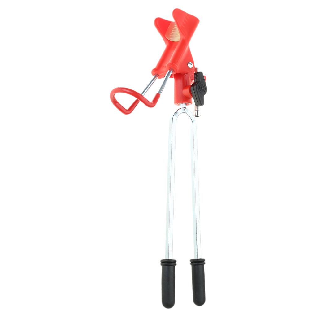 Adjustable Fishing Rod Holder Stable Fishing Rod Stand Bracket Convenient Poles Holder Insert Ground Metal Stand