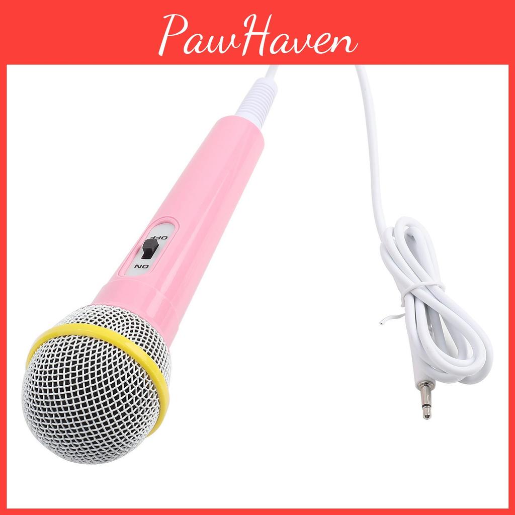 Kids Microphone Video Music Children Storytelling Party Microphone For Children Pink