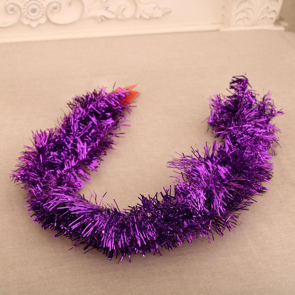 Christmas Tinsel and Garland Ornaments for Holiday Tree Decoration