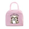 Tragbare Cartoon Faultier Print Lunchtasche Lustige Anime Tier Tragetasche Lebensmittel Kühltasche Bento Taschen Thermische Lunch Lebensmittelbox Taschen Frauen Männer