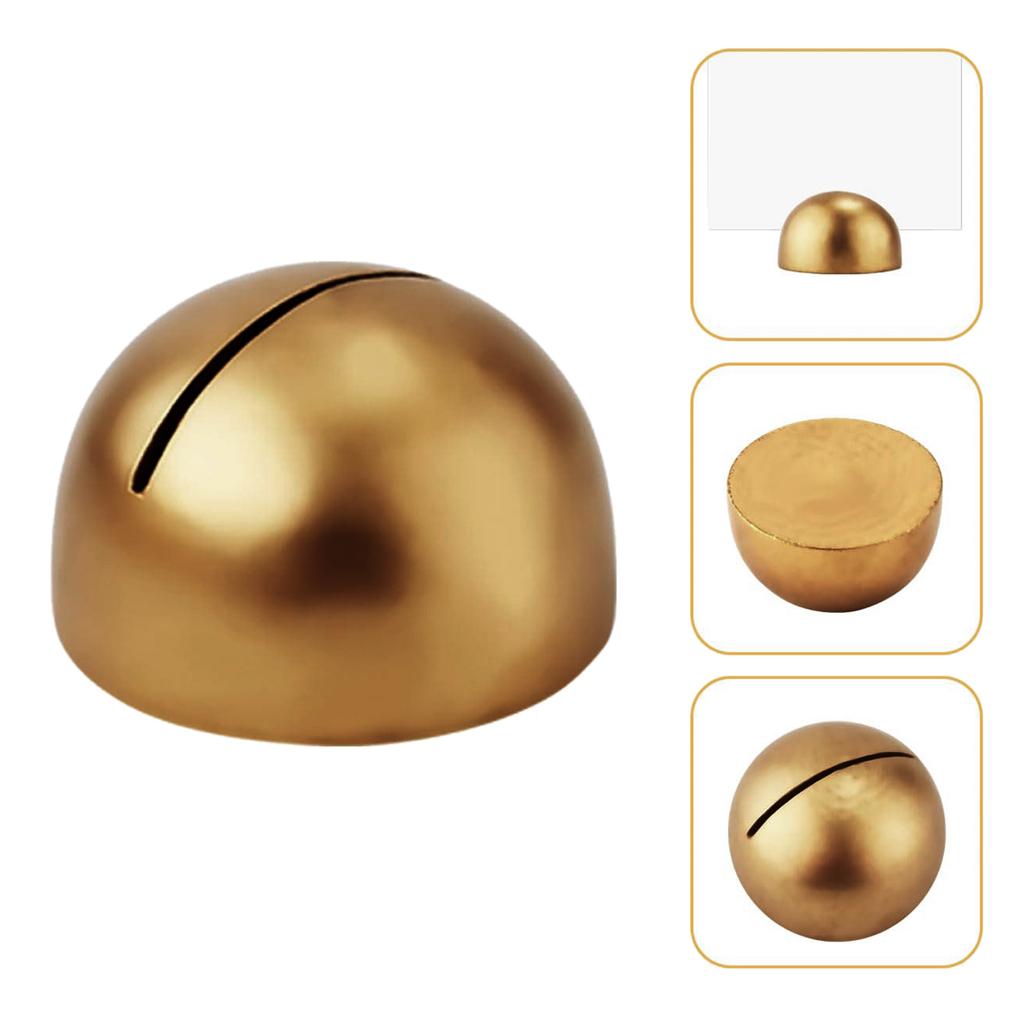 Pack of 12pcs Stylish Gold Table Number Clips Place Card Holders for Wedding Anniversary Birthday Party Decorations