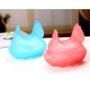 Glass Hen Candy Dish,Decorative Covered Candy Bowl with Lid Crystal Glass Chicken Shape Candy Jar Snacks Bowl Gift