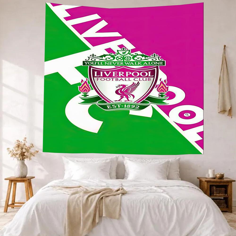 Liverpool Football Club Wall Decor Tapestry Art For Pet Memorial Birthdaywedding Party Backdrop Family Gift