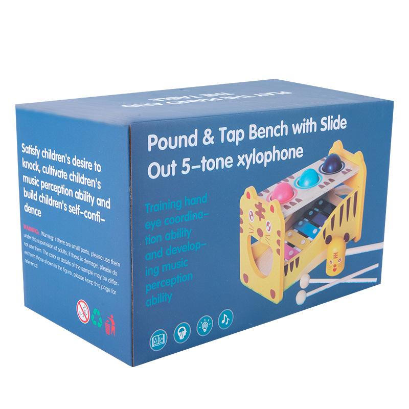 

Wooden ball and piano 2-in-1 set Children s music start early education Fine movement training Educational toys
