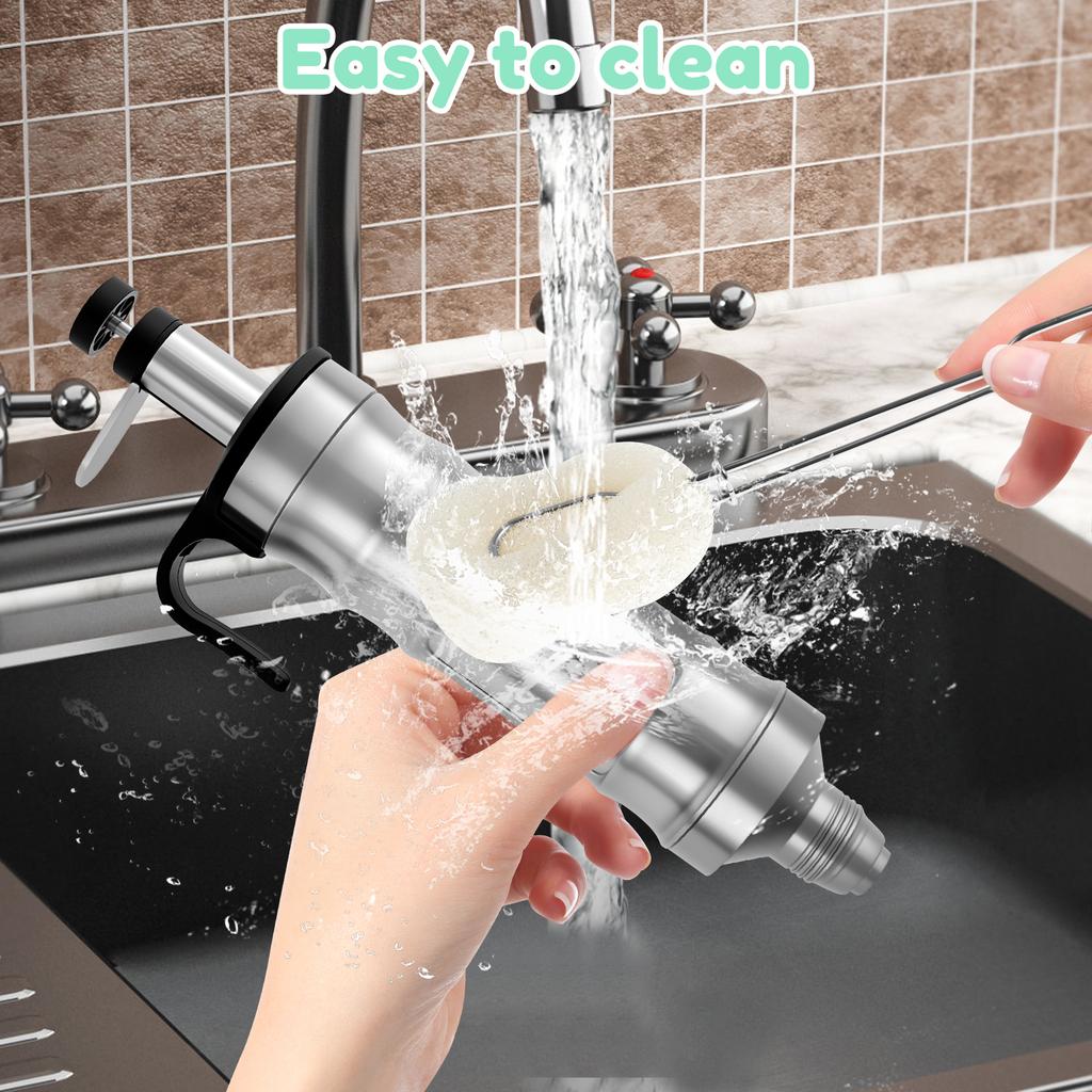 7/13Pcs Piping Gun Dessert Decor Syringe Set with Nozzles Reusable Cream Cake Decor Syringe for CakeShop Kitchen Baking Supplies