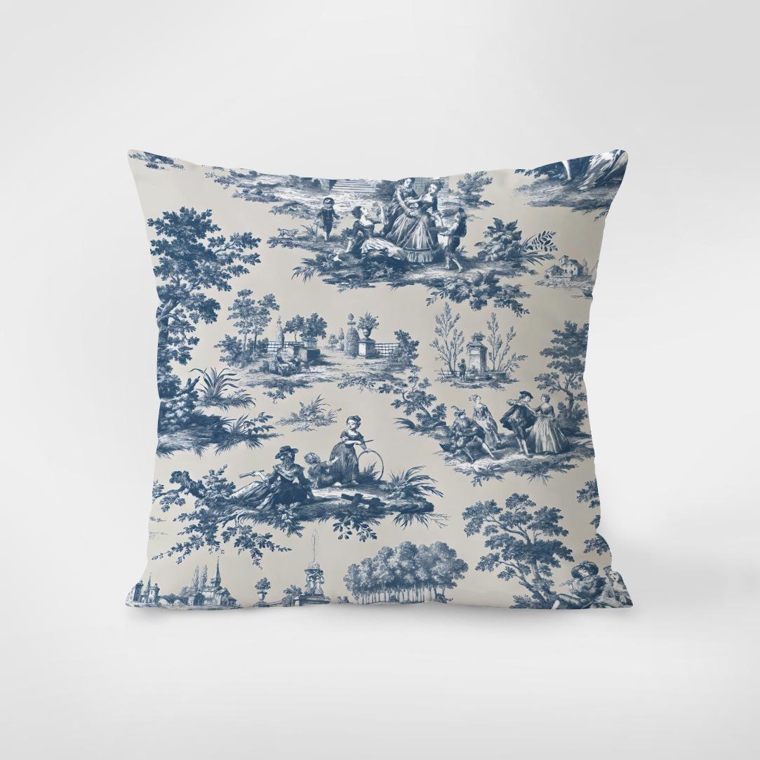 

Синий Винтаж Цветочный Наволочка Украшение Общежития Офис Гостиная Диван Домашняя Наволочка 40x40cm