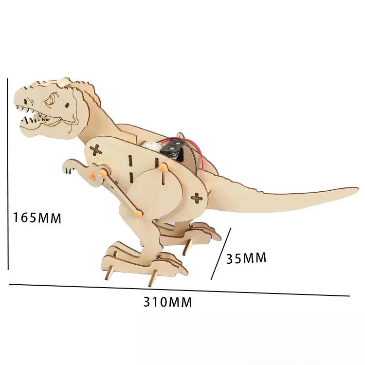 Mechanical Tyrannosaurus Rex DIY Kit Science Experiment Toy for Kids Educational STEM Project G68