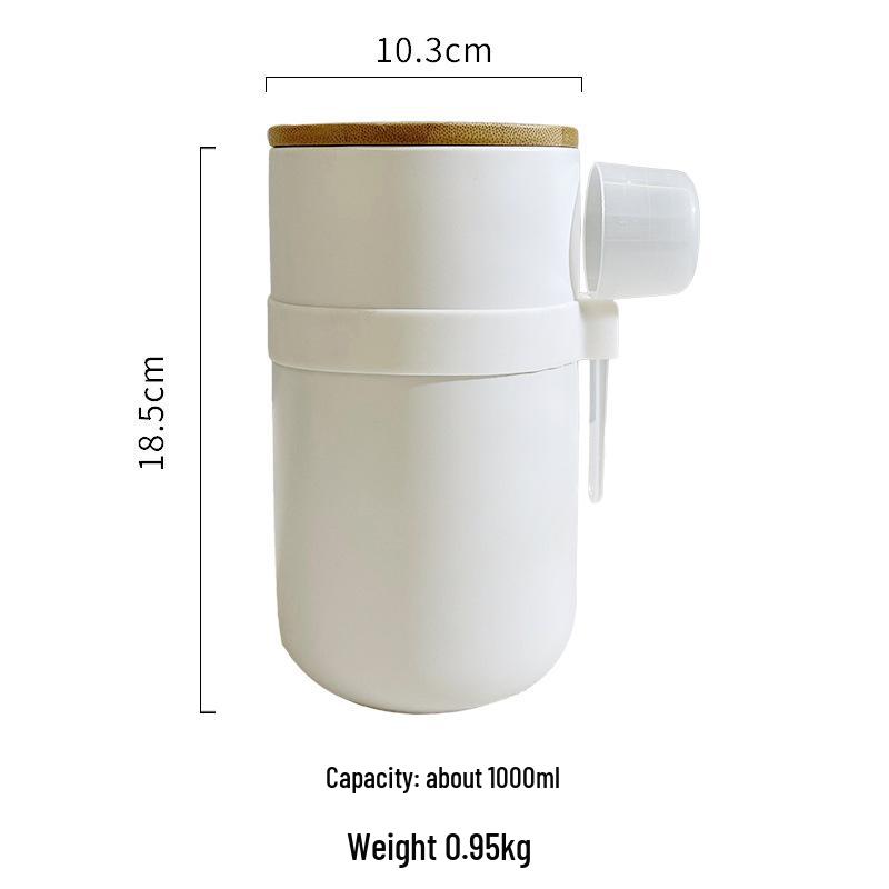 Nordic Ceramic Grain and Cereal Kitchen Storage Jar