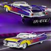 Simulation 1:24 Cadillac Alloy Retro Car Model with Pull-Back Sound and Light Collection Miniature Voiture Home Decor Gift