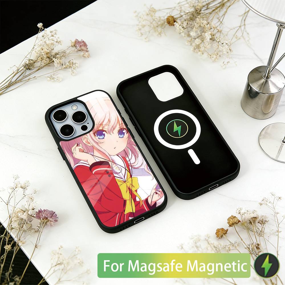 

Charlotte Nao Tomori Phone Case For iPhone17,16,15,14,13,12,11 Plus,Pro Magnetic For Magsafe Wireless Charging iPhone15Pro
