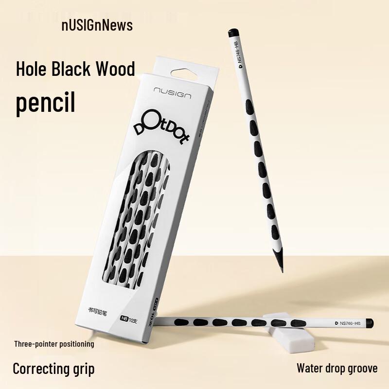 NUSIGN Ergonomic Triangular HB Pencils Standard Barrel