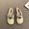 Fashion Elegant Ballet Flat Shoes Soft Fairy Style Velvet Mary Janes French Vintage Leisure Rubber Sole Adult Footwear from Mainland