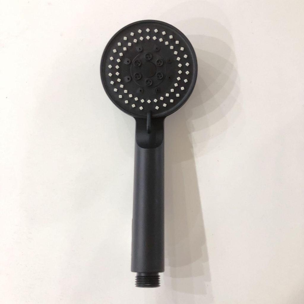 Black Warrior 5-Speed Lotus Handheld Shower Head Set for Bathrooms